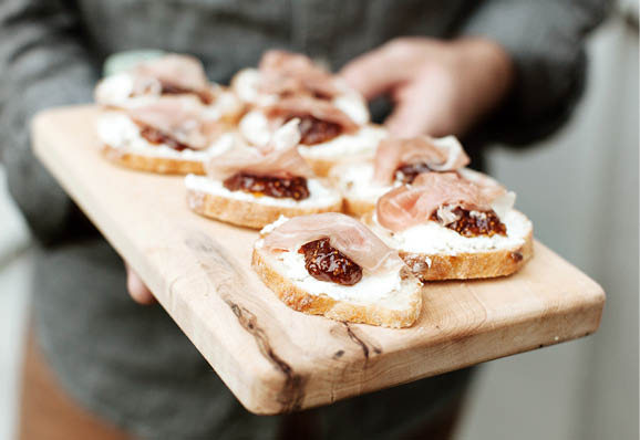 Preparing for an evening dinner party with friends