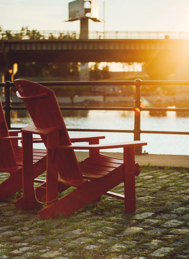 Sunrise at Canal Lachine, Griffintown, Montreal